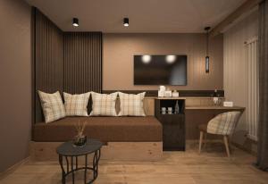 Kuchyň nebo kuchyňský kout v ubytování Hotel Belfiore + 37 fotografií