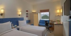 Posezení v ubytování Nirwana Hometel Jaipur- A Sarovar Hotel