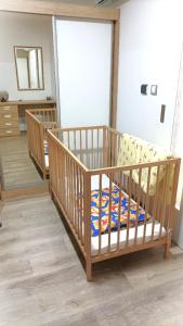 Postel nebo postele na pokoji v ubytování Apartmán UšeBu