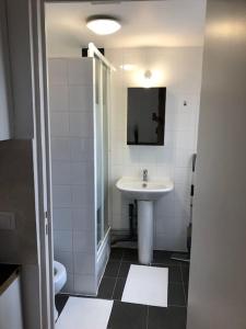 Ένα μπάνιο στο Super Appartement Pré de Disney.