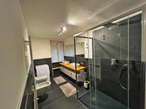 ห้องน้ำของ Bonapace Dolomites Apartments +63 ภาพ
