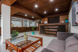 Posezení v ubytování Tripli Hotels Drilbu Manali