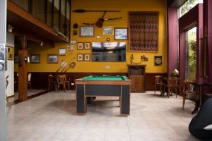 Biliár nebo kulečník v ubytování Hotel Flat Petras Residence