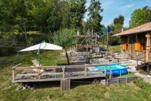 Zahrada ubytování Chalet "Baita Cavacca" + 37 fotografií