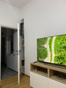 TV a/nebo společenská místnost v ubytování Apartman Mandić + 2 fotografie
