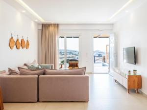 Гостиная зона в Villa Evi & Suites