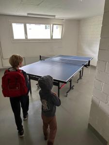 Attrezzature per ping pong presso Alpenblick Loft neben Skilift in Amden Arvenbüel o nelle vicinanze