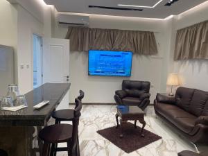 Area soggiorno di Ideal studio in villa 255 panafig 11 private villa in 5th settelment in New Cairo