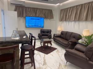 Area soggiorno di Ideal studio in villa 255 panafig 11 private villa in 5th settelment in New Cairo
