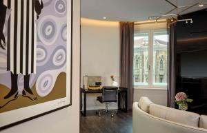 Posezení v ubytování art'otel Zagreb, Powered by Radisson Hotels