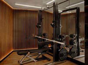 Das Fitnesscenter und/oder die Fitnesseinrichtungen in der Unterkunft art'otel Zagreb, Powered by Radisson Hotels