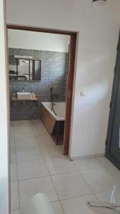 A bathroom at La Kay Cassi