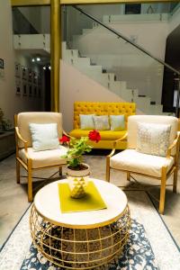 Posezení v ubytování Adamas House Hotel Boutique