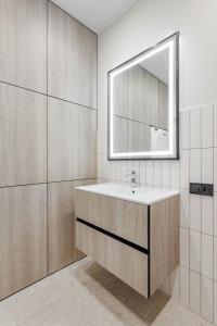 Kúpeľňa v ubytovaní Noviy Bereg Design Apartment