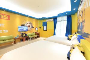 TV a/nebo společenská místnost v ubytování Sunshine B&B