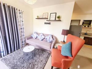 Posezení v ubytování SCJ 1 Fully Furnished Home near SM Batangas