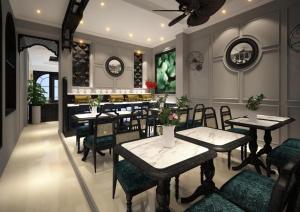 Restaurace v ubytování Hanoi Graceful Hotel and Travel
