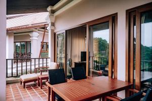 Balkón nebo terasa v ubytování Tina Holiday Homes