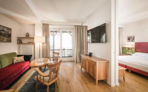 TV a/nebo společenská místnost v ubytování Classic Hotel Am Stetteneck