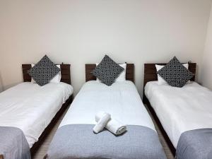Krevet ili kreveti u jedinici u okviru objekta Kiyomizu Sannenzaka Home in Kyoto - Vacation STAY 33767v