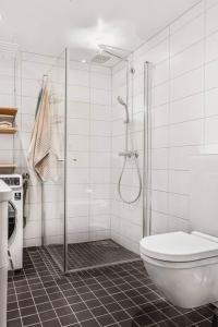 Koupelna v ubytování Cozy and modern apartment centrally in Tromsø city