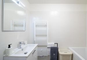 Koupelna v ubytování Apartmány Myslivna