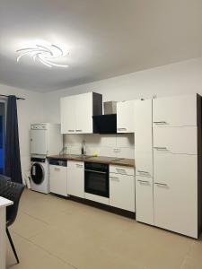 Η κουζίνα ή μικρή κουζίνα στο 3SchlafenZimmer wasch-Spülmaschi +6 φωτογραφίες