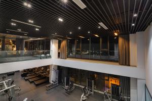 Fitness centrum a/nebo fitness zařízení v ubytování Noden Hotel & Apartment