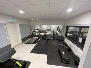 Fitness centrum a/nebo fitness zařízení v ubytování Kiela Penthouse