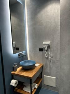 Koupelna v ubytování Azura Ksamil Hotel