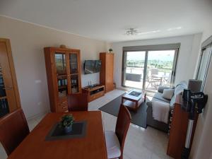 Ruang duduk di Penthouse Casa Lobo