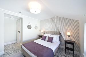Postel nebo postele na pokoji v ubytování Monte Cassino