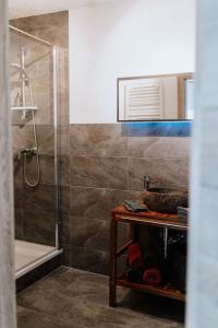 Kúpeľňa v ubytovaní Das Schutzhaus-Bed and Breakfast-Dein Basislager im Salzkammergut
