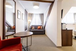 Hotel Ikona的休息区
