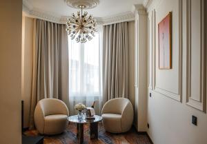 Posezení v ubytování Nadiya Palace
