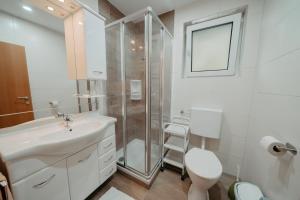 Łazienka w obiekcie Pension Waldruh - Tannenheim