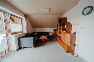 Predel za sedenje v nastanitvi Ferienhäuser Inge und Seeblick