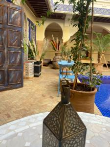 Fotografie z fotogalerie ubytování Le riad de Salima, Noor Es Saadi design v Marrákéši