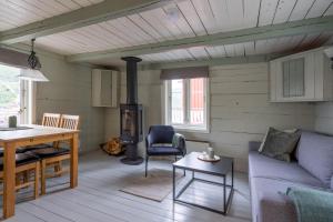 Posezení v ubytování Vesterålen Rorbuer