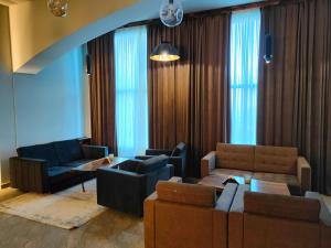 Posezení v ubytování Tsaghkadzor Kechi Apartment 136