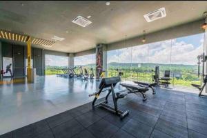 The fitness centre and/or fitness facilities at Bell Designer Suite @ KLIA Sepang