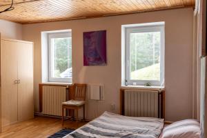 Postelja oz. postelje v sobi nastanitve Art in Waldfrieden