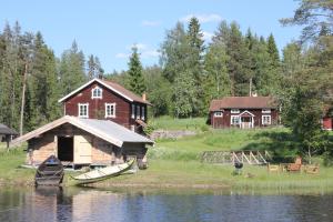 Landskap semula jadi dekat dengan the country house