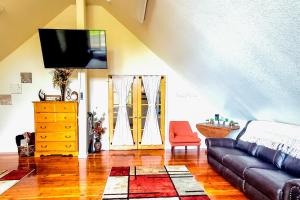 Uma televisão e/ou sistema de entretenimento em The Sasquatch Loft