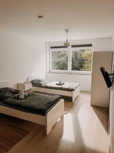 O bucătărie sau chicinetă la Wohnen im 3 Ländereck! Essen, Mülheim, Oberhausen! BS2HL