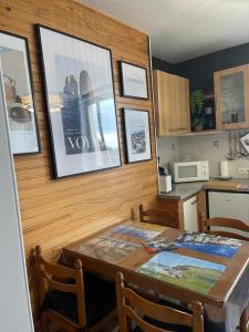 Dapur atau dapur kecil di Douc’Heurt vue mer