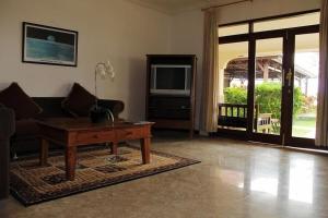 אזור ישיבה ב-Lombok Beach Hotel