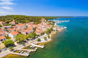 an aerial view of a small town on the water at Villa Vela Baraka - Happy Rentals in Dragove