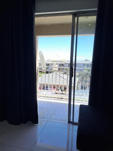 a view of an airport from a window at North beach summer sands holiday in Durban