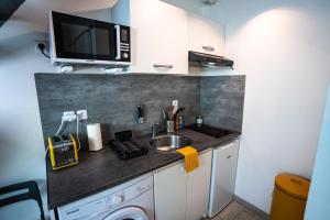 Η κουζίνα ή μικρή κουζίνα στο Le Gabriele de Pessac +15 φωτογραφίες